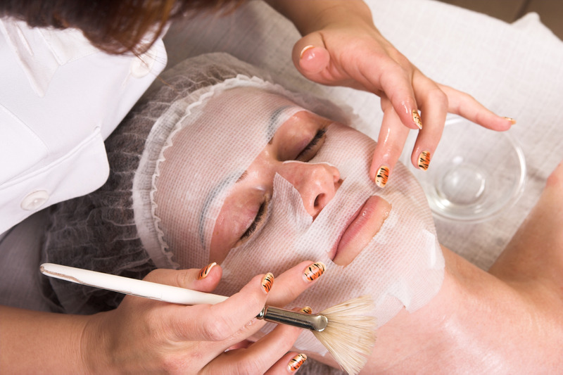 Photo of a peel-off face mask used in facial services at Agigma Holistic Spa